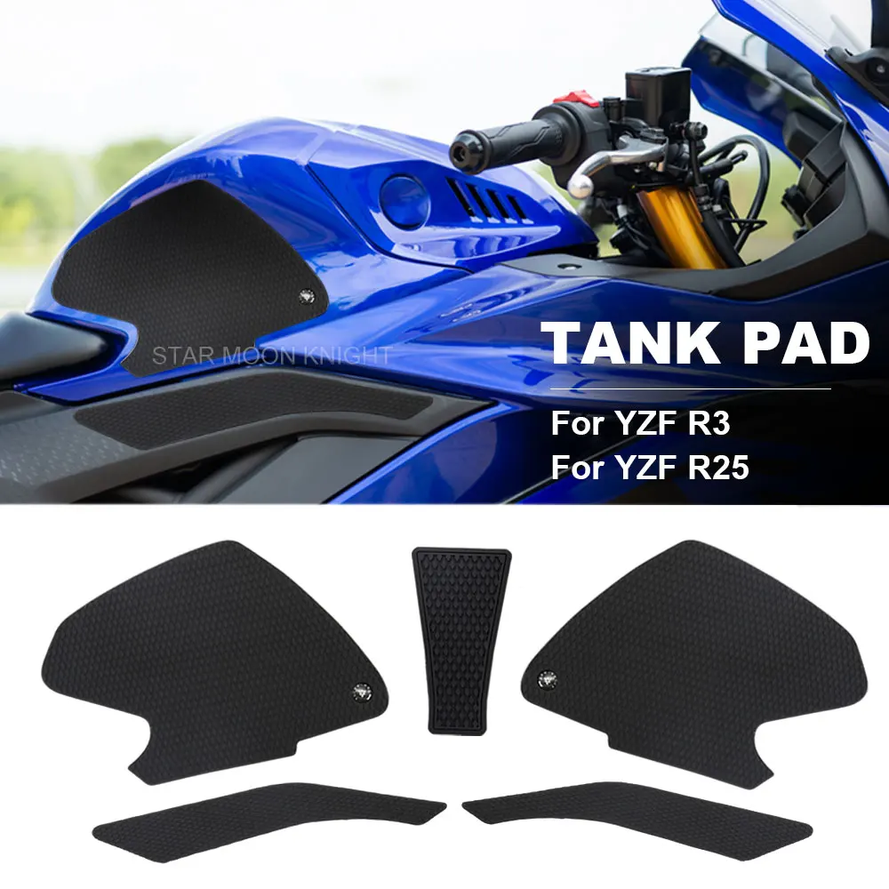 Противоскользящая боковая защитная накладка на топливный бак для Yamaha YZF R3 R25
Противоскользящая боковая защитная накладка на топливный бак для Yamaha YZF R3 R25