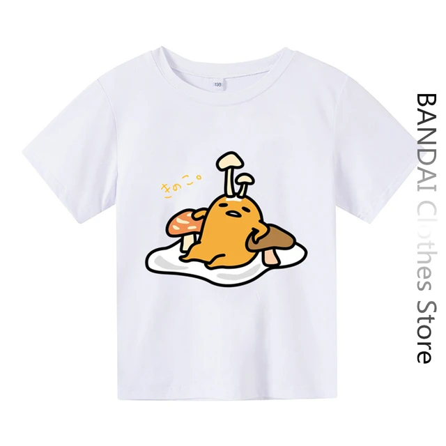 Sanrio Kids Gudetama Tshirt Summer Hello Kitty Men Women Cartoon Casual short-sleeved T-shirt Baby Boy Clothing Girls Clothing
Sanrio Kids Gudetama Tshirt Summer Hello Kitty Men Women Cartoon Casual short-sleeved T-shirt Baby Boy Clothing Girls Clothing