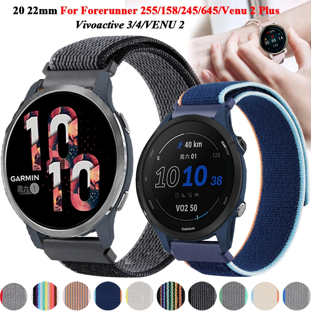 Ремешок нейлоновый 20 22 мм для смарт-часов Garmin Vivoactive 3/4 CAME SQ 2 Plus, ремешок для спортивных смарт-часов Forerunner 245 645 55 158, браслет
Ремешок нейлоновый 20 22 мм для смарт-часов Garmin Vivoactive 3/4 CAME SQ 2 Plus, ремешок для спортивных смарт-часов Forerunner 245 645 55 158, браслет