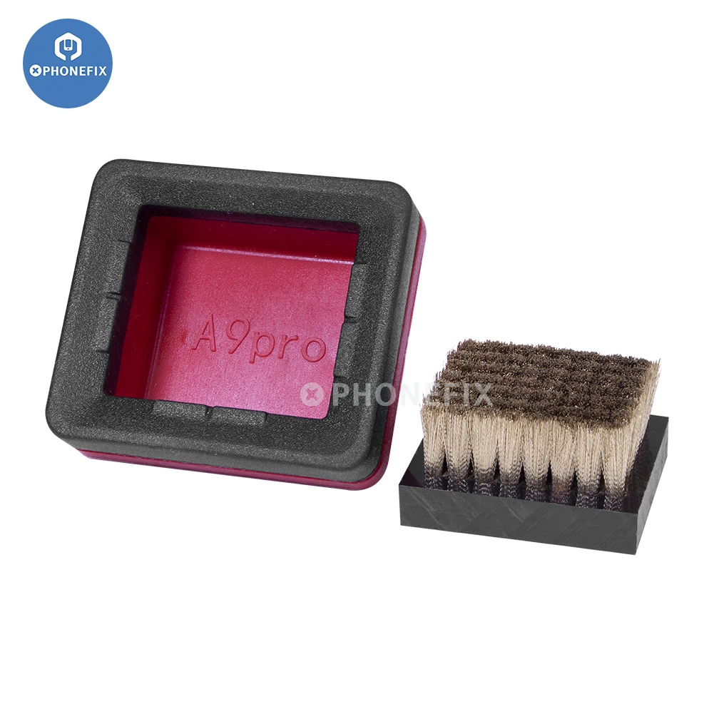 

WL Anti Static Soldering Iron Tips Cleaning Brush for Welding Solder Iron Tip Cleaner Motherboard Welding Pad Steel Wire Brush