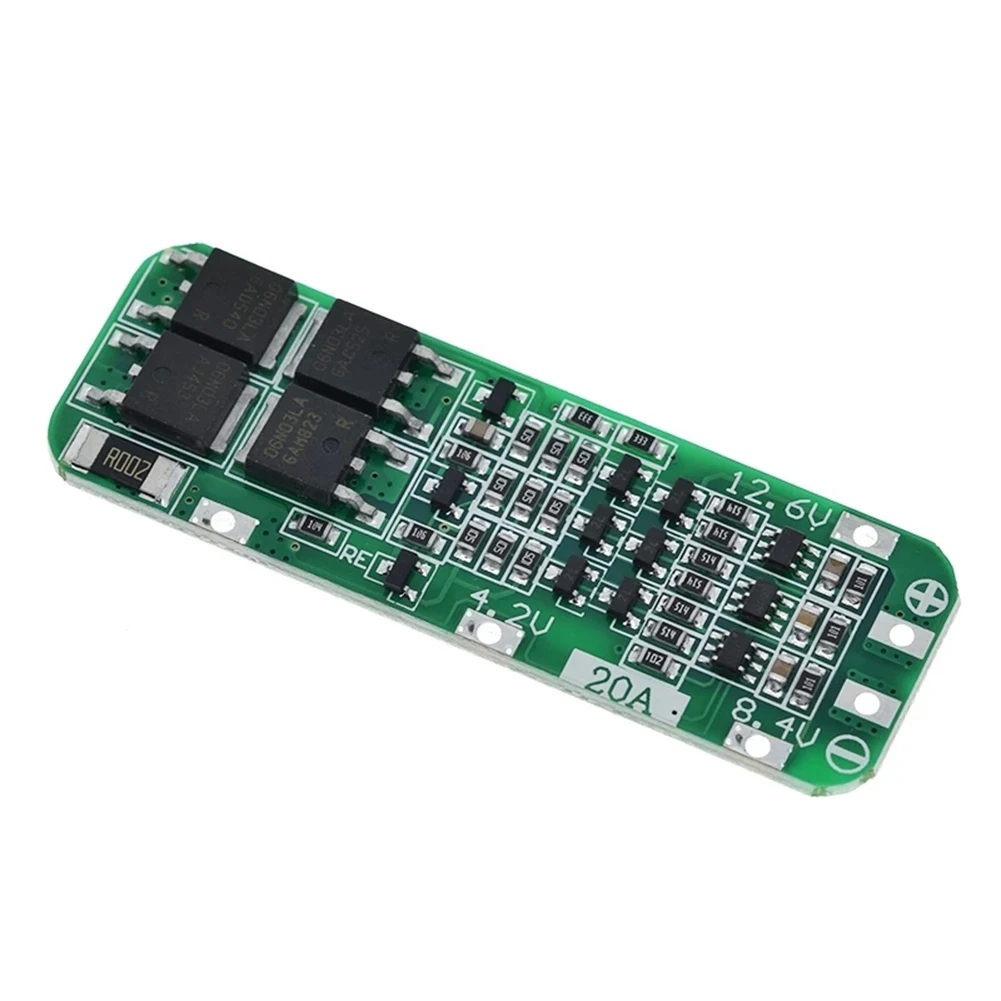 Li-ion Battery Protection Board Revision 2.3 1 Pcs 20A 3S 59x20x3.4mm Cell Module High Quality Protection Board
Li-ion Battery Protection Board Revision 2.3 1 Pcs 20A 3S 59x20x3.4mm Cell Module High Quality Protection Board