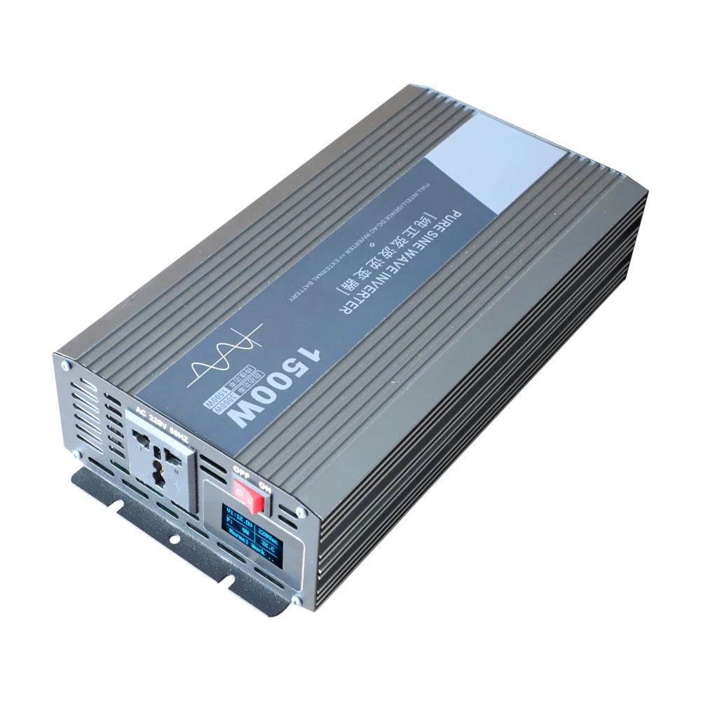 Peak 3000W Sustain 1500W pure sine wave inverter 12v 24V 220v inverter 12V 110V pure sine wave for 1P air conditioner
Peak 3000W Sustain 1500W pure sine wave inverter 12v 24V 220v inverter 12V 110V pure sine wave for 1P air conditioner