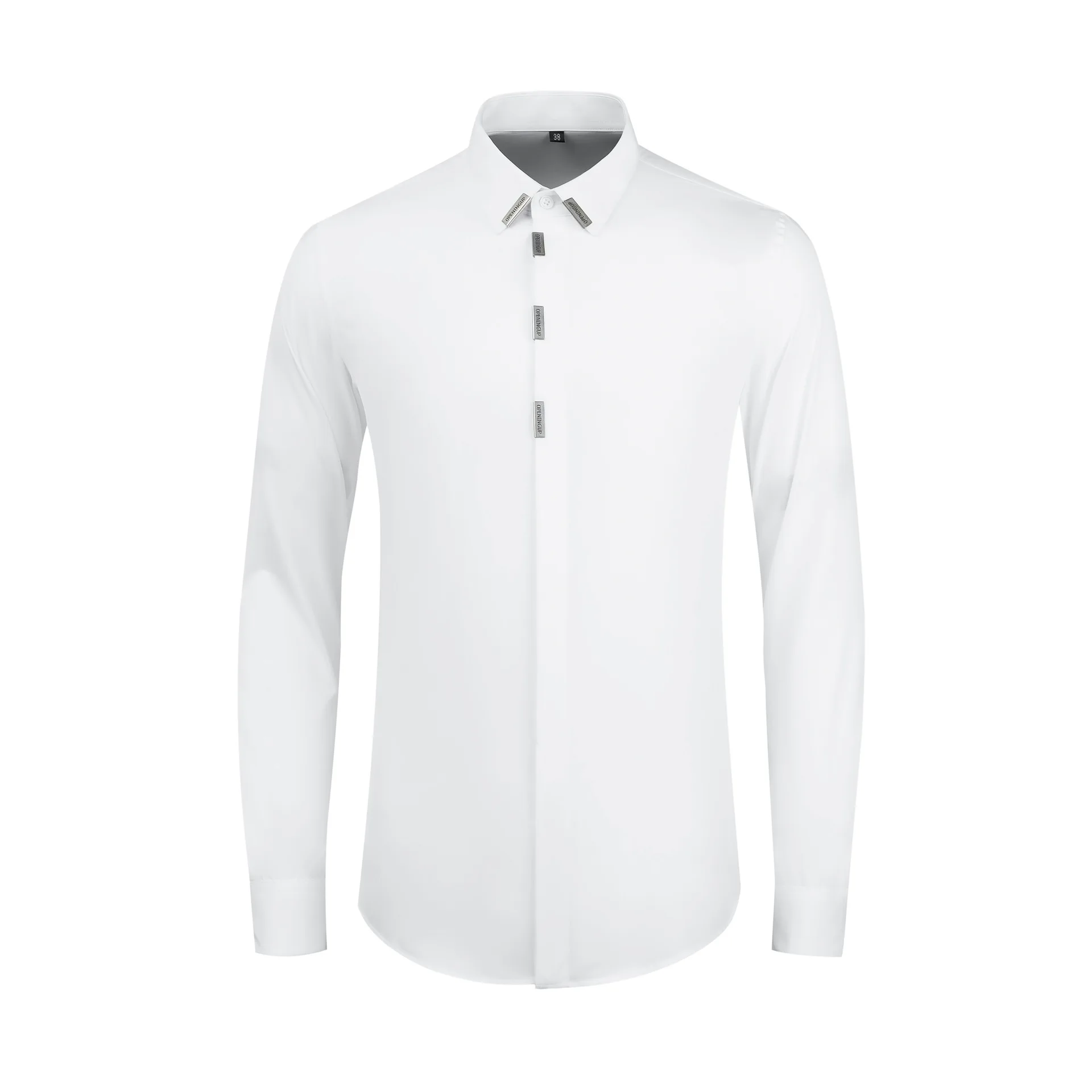 High Quality Luxury Jewelry Button Up Oversized Full Long Sleeve V Neck T-Shirt White Men'S Slim-Fit Long Sleeve Shirtgood
High Quality Luxury Jewelry Button Up Oversized Full Long Sleeve V Neck T-Shirt White Men'S Slim-Fit Long Sleeve Shirtgood
