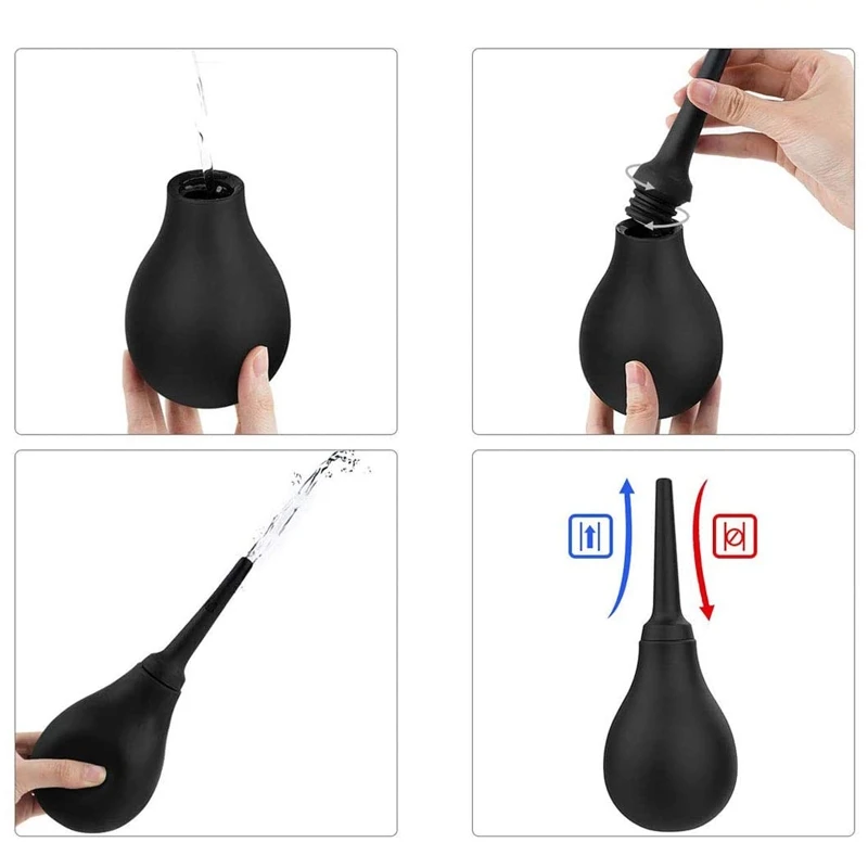 Enema Bulb Syringe Feminine Cleaning Washing Silicone Detachable Enema Douche Health Cleaner Men Women Care
Enema Bulb Syringe Feminine Cleaning Washing Silicone Detachable Enema Douche Health Cleaner Men Women Care