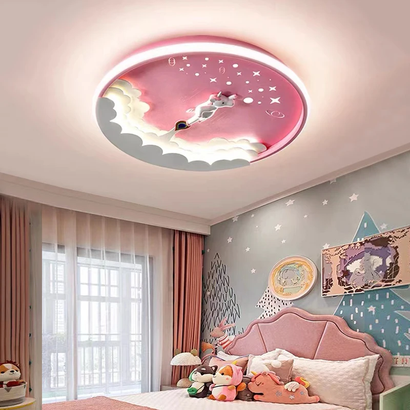 Creative Unicorn Ceiling Light For Kids Room Girl Bedroom Study Child Princess Chandelier Cartoon Pegasus Cloud LED Ceiling Lamp
Creative Unicorn Ceiling Light For Kids Room Girl Bedroom Study Child Princess Chandelier Cartoon Pegasus Cloud LED Ceiling Lamp