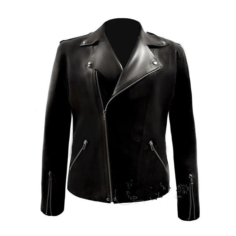 

Мужская латексная резиновая куртка, черная куртка ручной работы с 0,4 проклеенной застежкой-молнией спереди и боковой молнией, 100% мм