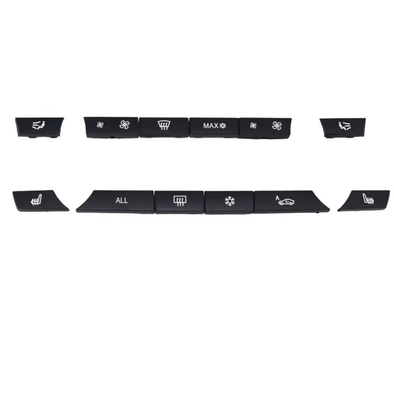 Kit.Heater AC button trim Repair Set Switch Accessories Black Interior Key Car For BMW 5 6 7 F10 F01 UU Durable
Kit.Heater AC button trim Repair Set Switch Accessories Black Interior Key Car For BMW 5 6 7 F10 F01 UU Durable