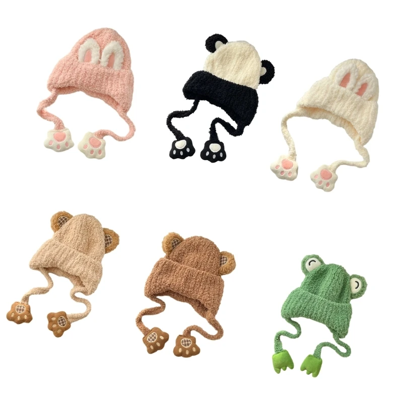 Animal Charm Warm Hat with Earflap for Boys and Girls Cartoon Kids Beanie Cap Windproof Bonnet with Chin Strap
Animal Charm Warm Hat with Earflap for Boys and Girls Cartoon Kids Beanie Cap Windproof Bonnet with Chin Strap
