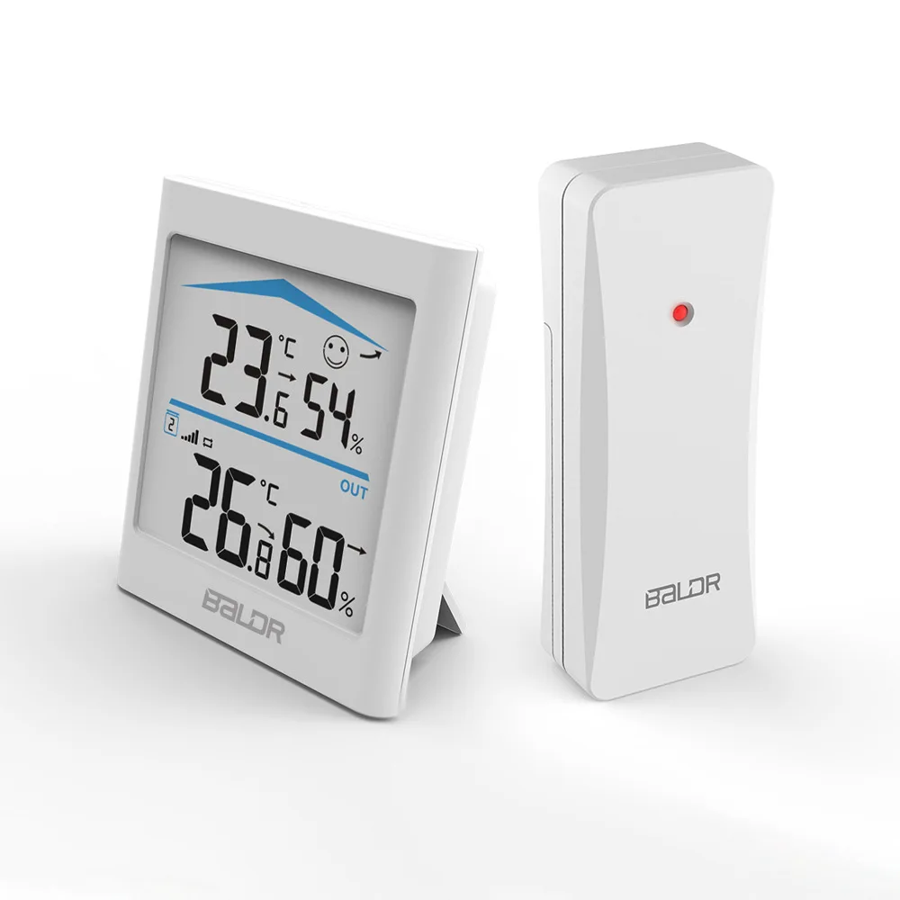 Digital LCD Weather Station Indoor Outdoor Trend Hygrometer Thermometer Wireless Remote Sensor Motion Activated Backlight
Digital LCD Weather Station Indoor Outdoor Trend Hygrometer Thermometer Wireless Remote Sensor Motion Activated Backlight