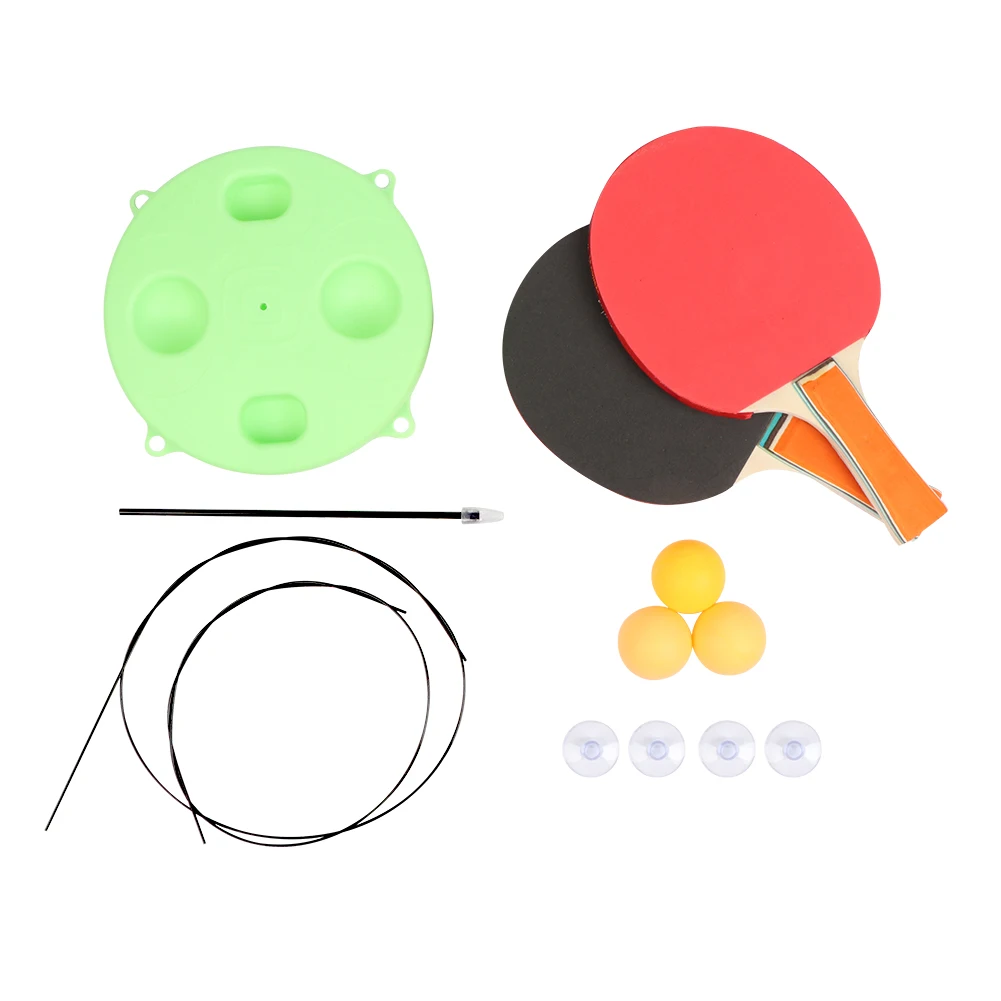 1 Set Table Tennis Practice Trainer Rebound Ping Pong Trainer Paddle Flexible Soft Shaft Decompression Sports Device Kids Adults
1 Set Table Tennis Practice Trainer Rebound Ping Pong Trainer Paddle Flexible Soft Shaft Decompression Sports Device Kids Adults