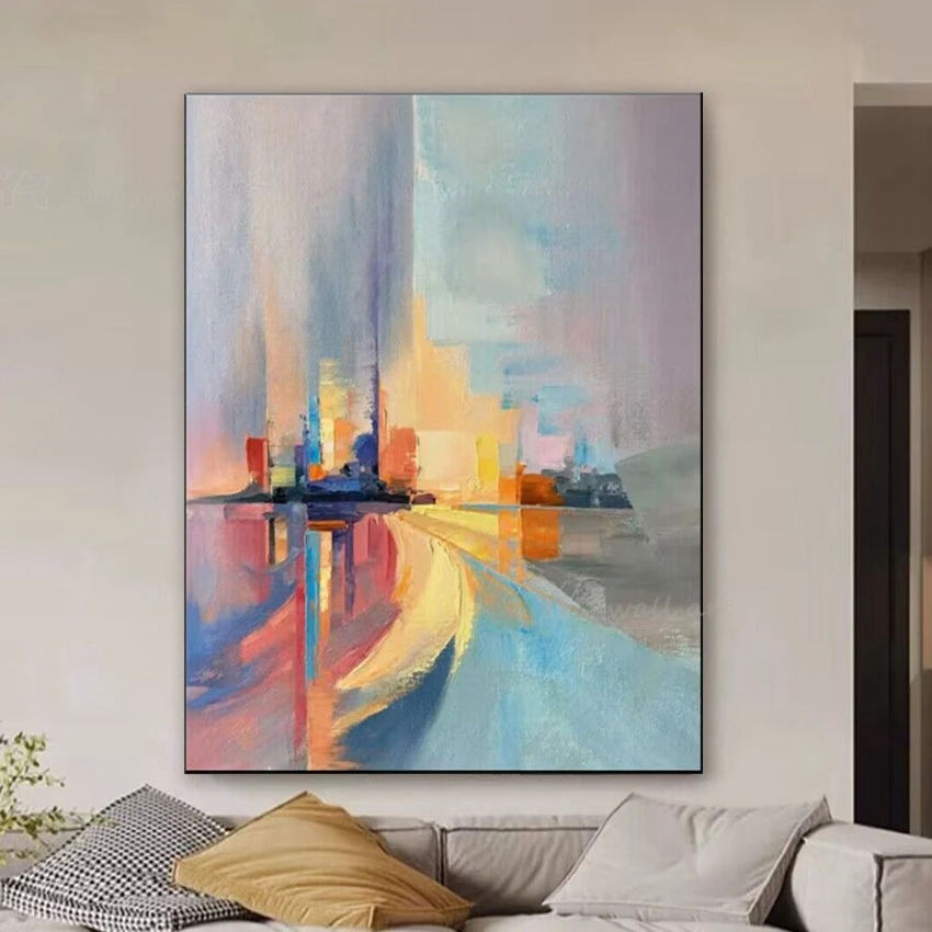 Wall Decoration Art Pure Handmade Oil Painting Colorful Posters Hotel Living Room Sofa Customized Pictures
Wall Decoration Art Pure Handmade Oil Painting Colorful Posters Hotel Living Room Sofa Customized Pictures