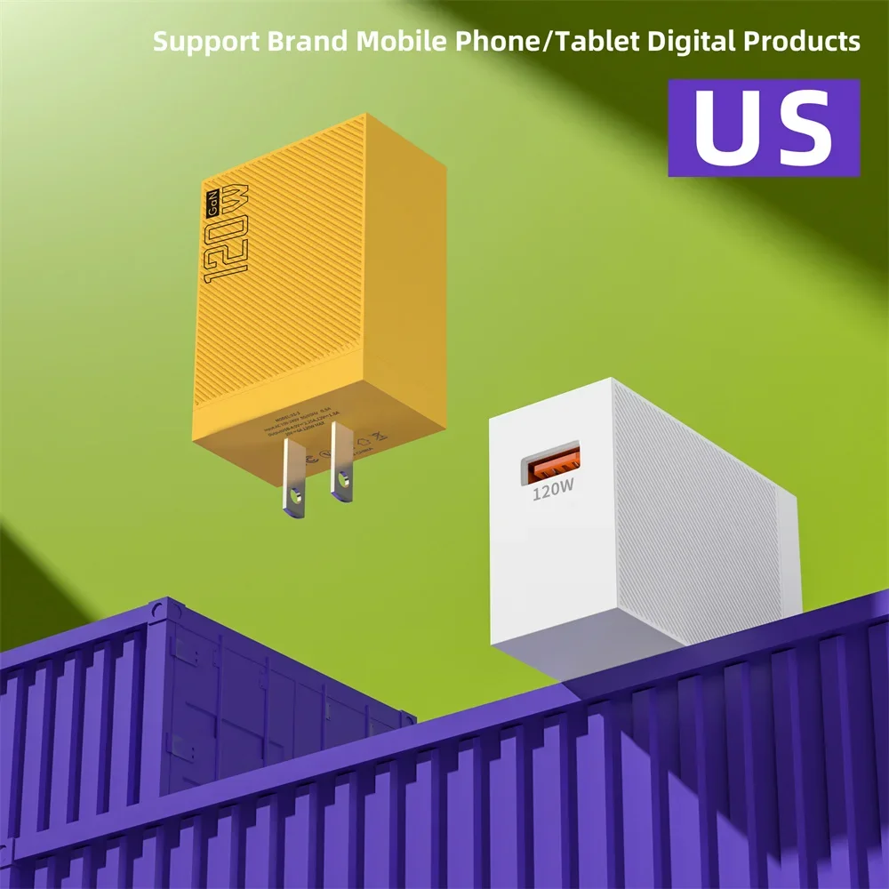 120W USB GaN Charger EU/US Plug QC3.0 Universal Quick Fast Charging Mobile Phone USB Wall Adapter for Oneplus Huawei Xiaomi 15 120W USB GaN Charger EU/US Plug QC3.0 Universal Quick Fast Charging Mobile Phone USB Wall Adapter for Oneplus Huawei Xiaomi 15