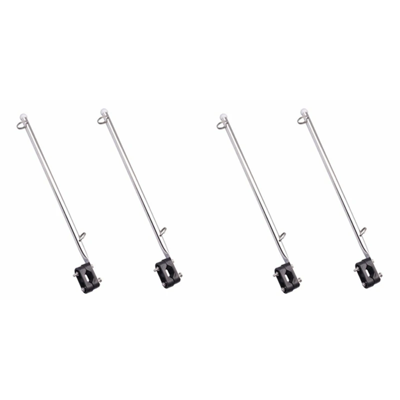 4Pcs 14 Inch Flag Pole Holder Stainless Steel 7/8 Inch 1 Inch Rail Mount For Boat/Yacht
4Pcs 14 Inch Flag Pole Holder Stainless Steel 7/8 Inch 1 Inch Rail Mount For Boat/Yacht