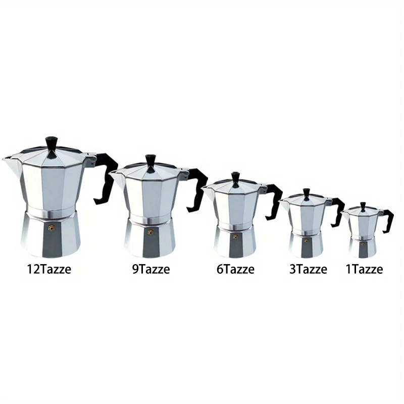 1pc Aluminum Coffee Maker, Durable Moka Cafeteira Expresso Percolator Pot, Practical Moka Coffee Pot, Makes Delicious Coffee, Ea
1pc Aluminum Coffee Maker, Durable Moka Cafeteira Expresso Percolator Pot, Practical Moka Coffee Pot, Makes Delicious Coffee, Ea