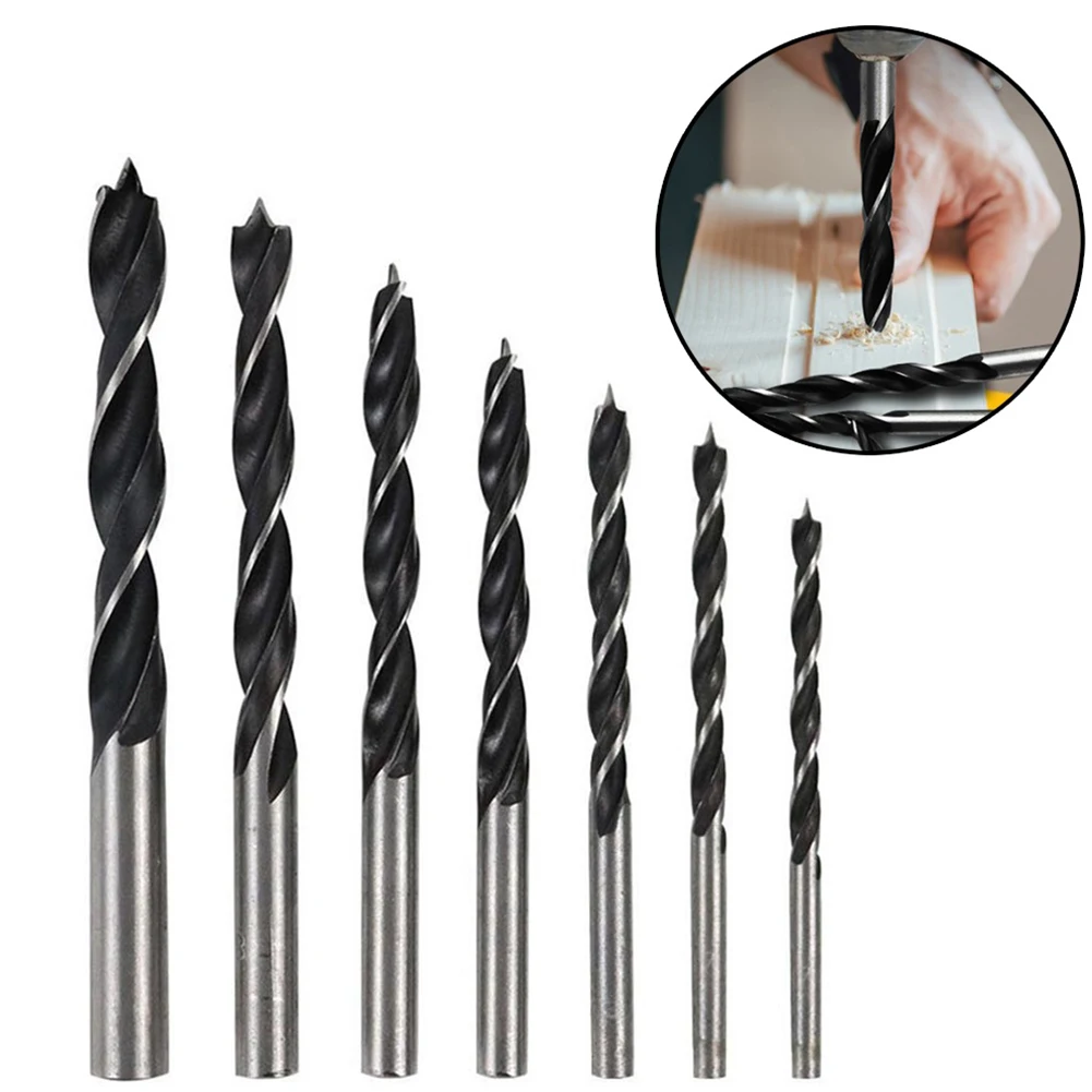 7Pcs Three Point Woodworking Drill Hand Electric Drill Punch Hole Opener Set 3-10mm Wood Positioning Straight Shank Drilling
7Pcs Three Point Woodworking Drill Hand Electric Drill Punch Hole Opener Set 3-10mm Wood Positioning Straight Shank Drilling
