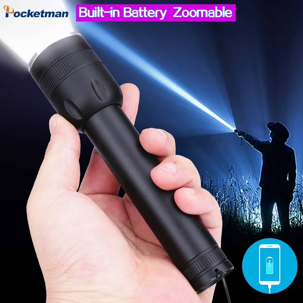 

Most Powerful T6/Q5 LED Flashlight Portable Camping Flashlights Rechargeable Flashlight Waterproof Torch Tactical Flashlights