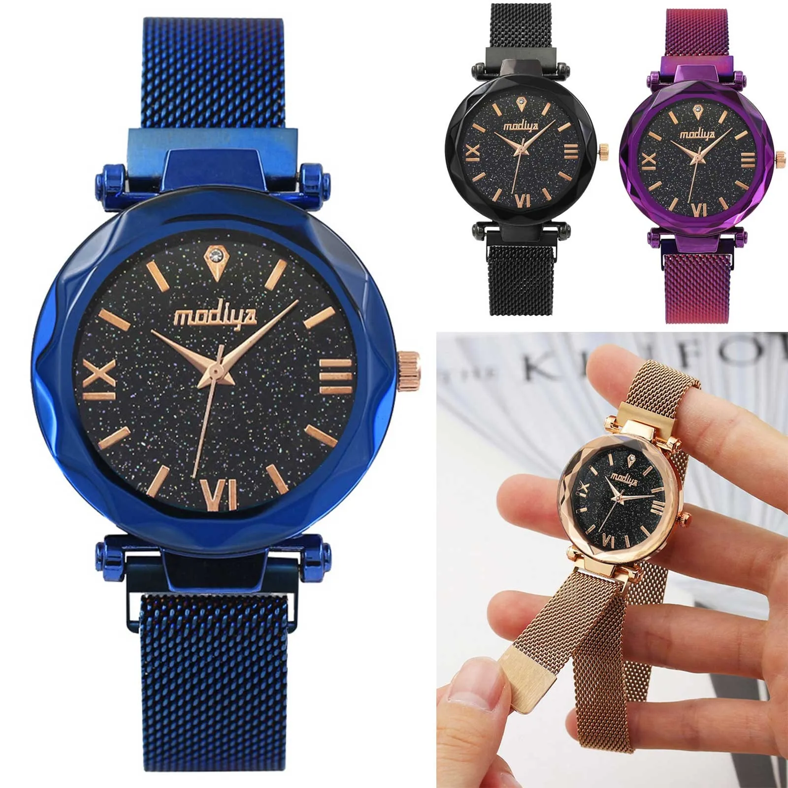 

Top Brand Elegant Women Stainless Steel Watch Casual Ladies Quartz Wristwatch Female Bracelet With Watch Set Clocks Reloj Mujer