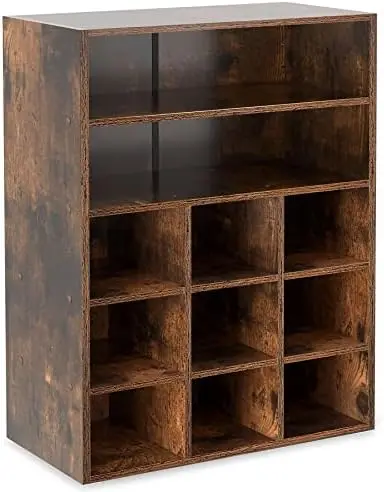 Cubby, 9-Cube Stackable Wood Shoe Organizer 5-Tier Freestanding Wooden Shoe Stand with 2 Storage Shelf for 10-15 Pairs, Ideal f
Cubby, 9-Cube Stackable Wood Shoe Organizer 5-Tier Freestanding Wooden Shoe Stand with 2 Storage Shelf for 10-15 Pairs, Ideal f