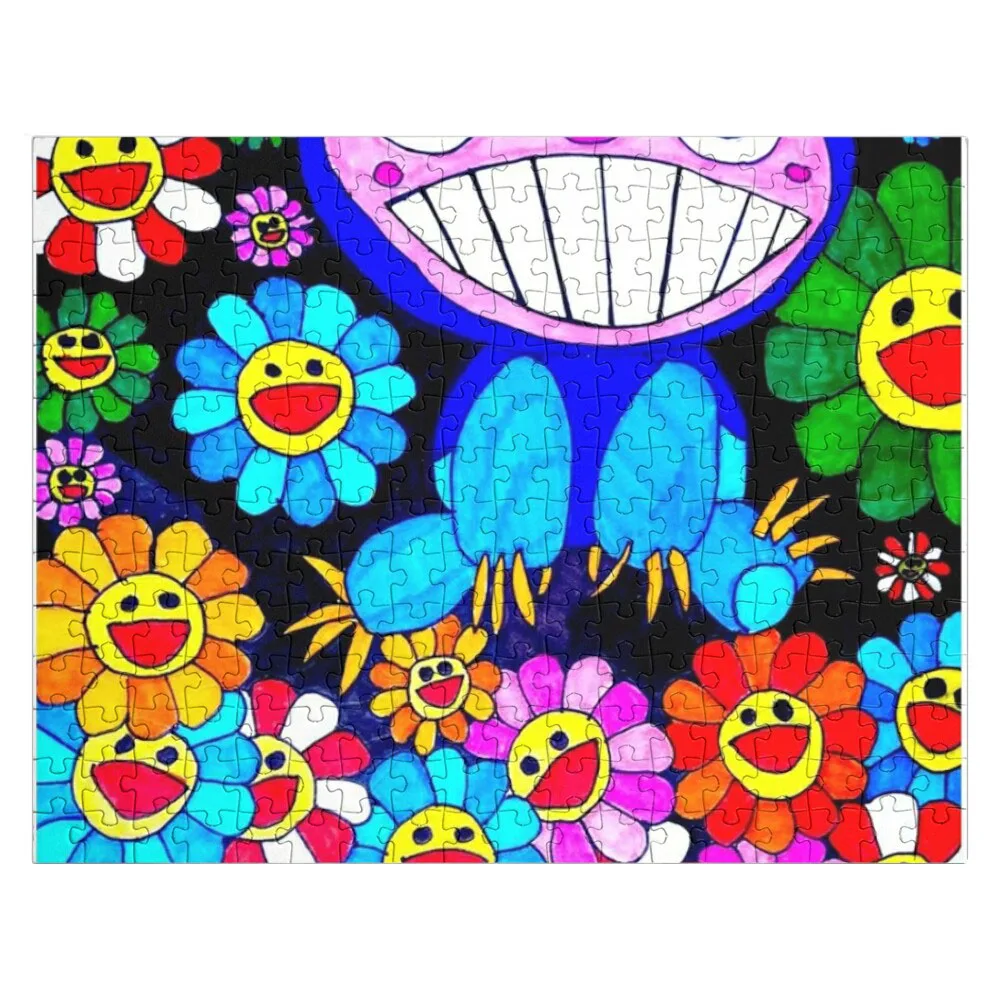 

Картина-мозаика Murakami, картина-пазл для детей, деревянные пазлы для взрослых, персонализированные картины для декора
