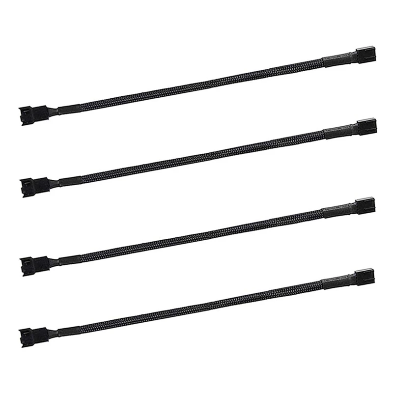 4PCS 4 Pin PWM Fan Extension Power Cable Connector Case Male to Female Extending Cables for 4 Pin/3Pin Fan
4PCS 4 Pin PWM Fan Extension Power Cable Connector Case Male to Female Extending Cables for 4 Pin/3Pin Fan