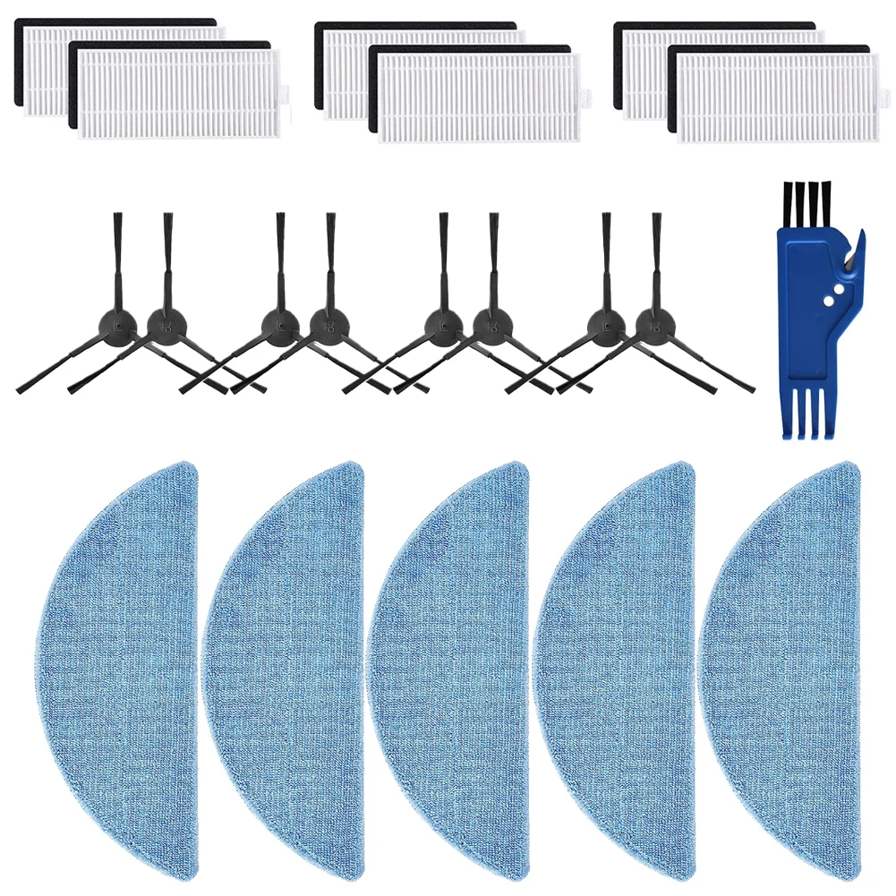 Vacuum Cleaner Mop Cloth Side Brush Filter Replacement Set For Tikom G7000 G6000 Vacuum Cleaner Sweeper Spare Parts Accessory
Vacuum Cleaner Mop Cloth Side Brush Filter Replacement Set For Tikom G7000 G6000 Vacuum Cleaner Sweeper Spare Parts Accessory