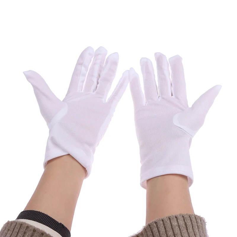 1pair White Cotton Gloves Formal Tuxedo Uniform Gloves Honor Guard Parade Ceremony Costume Cosplay Coin Jewelry Butler Gloves
1pair White Cotton Gloves Formal Tuxedo Uniform Gloves Honor Guard Parade Ceremony Costume Cosplay Coin Jewelry Butler Gloves