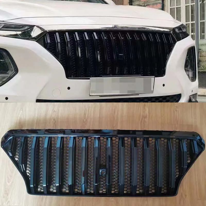 Modified Black Front Grille For Hyundai New Santa fe 2018 2019 2020 Car Racing Grills Auto Radiator Bumper Mask Mesh Cover
Modified Black Front Grille For Hyundai New Santa fe 2018 2019 2020 Car Racing Grills Auto Radiator Bumper Mask Mesh Cover
