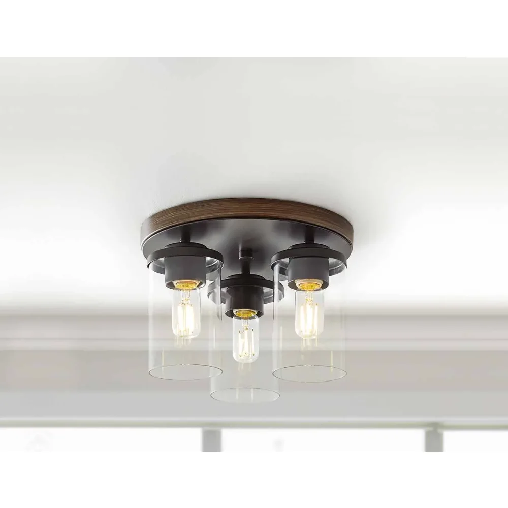 3-Light Cluster Ceiling Light Flush Mount Walnut Finish 3 T12 Bulbs Included,6.31 Lb,11.81 X 11.81 X 8.07 Inches
3-Light Cluster Ceiling Light Flush Mount Walnut Finish 3 T12 Bulbs Included,6.31 Lb,11.81 X 11.81 X 8.07 Inches