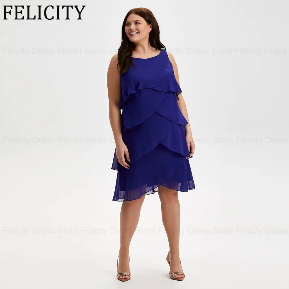 Royal Blue Plus Size Mother of the Bride Dresses 2024 A-Line Elegant Chiffon Wedding Guest Dresses Beading Short Evening Gowns
Royal Blue Plus Size Mother of the Bride Dresses 2024 A-Line Elegant Chiffon Wedding Guest Dresses Beading Short Evening Gowns