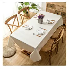 Linen Tablecloths, Waterproof Table Covers Solid Color White Dining Table Coffee Table Deco
Linen Tablecloths, Waterproof Table Covers Solid Color White Dining Table Coffee Table Deco