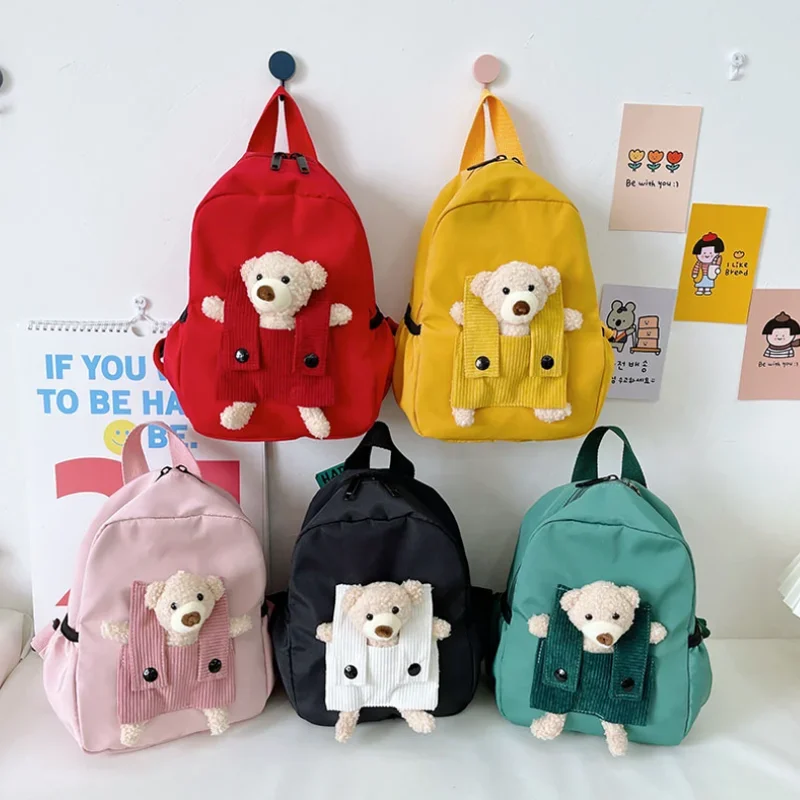 Children School Bags Cartoon Cute Bear Nylon Toddler Kids Backpack Kindergarten Boys Girls Mini Book Bag Holiday Gifts New
Children School Bags Cartoon Cute Bear Nylon Toddler Kids Backpack Kindergarten Boys Girls Mini Book Bag Holiday Gifts New