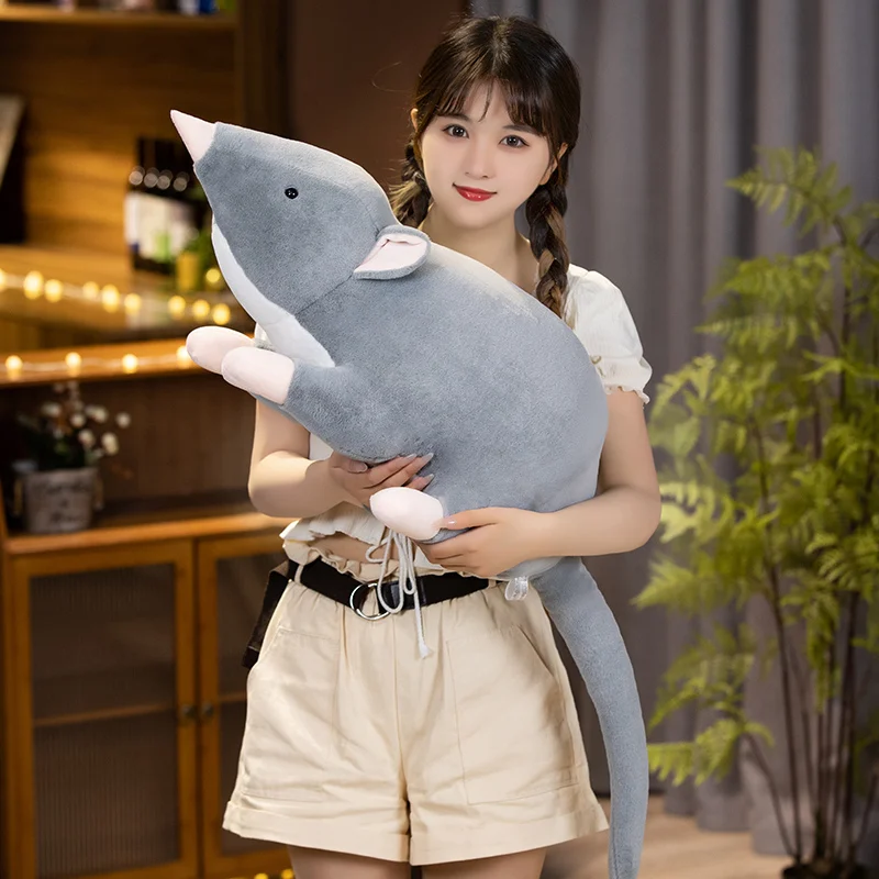 30-100cm Lifelike Mouse Soft Plush Toy Lovely Grey Mice Full Stuffed Animal Rat Pillow Funny Birthday Christmas Gifts
30-100cm Lifelike Mouse Soft Plush Toy Lovely Grey Mice Full Stuffed Animal Rat Pillow Funny Birthday Christmas Gifts