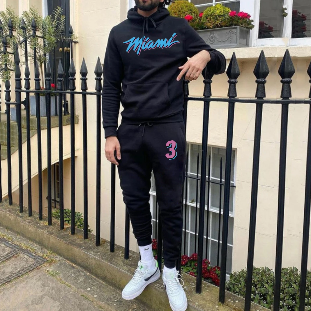 Hip Hop Men's Sports Suit Street Black Casual Hoodie Suit Korean Style Suit Men's Men's Jogging Suit Suit Pullover Jacket
Hip Hop Men's Sports Suit Street Black Casual Hoodie Suit Korean Style Suit Men's Men's Jogging Suit Suit Pullover Jacket