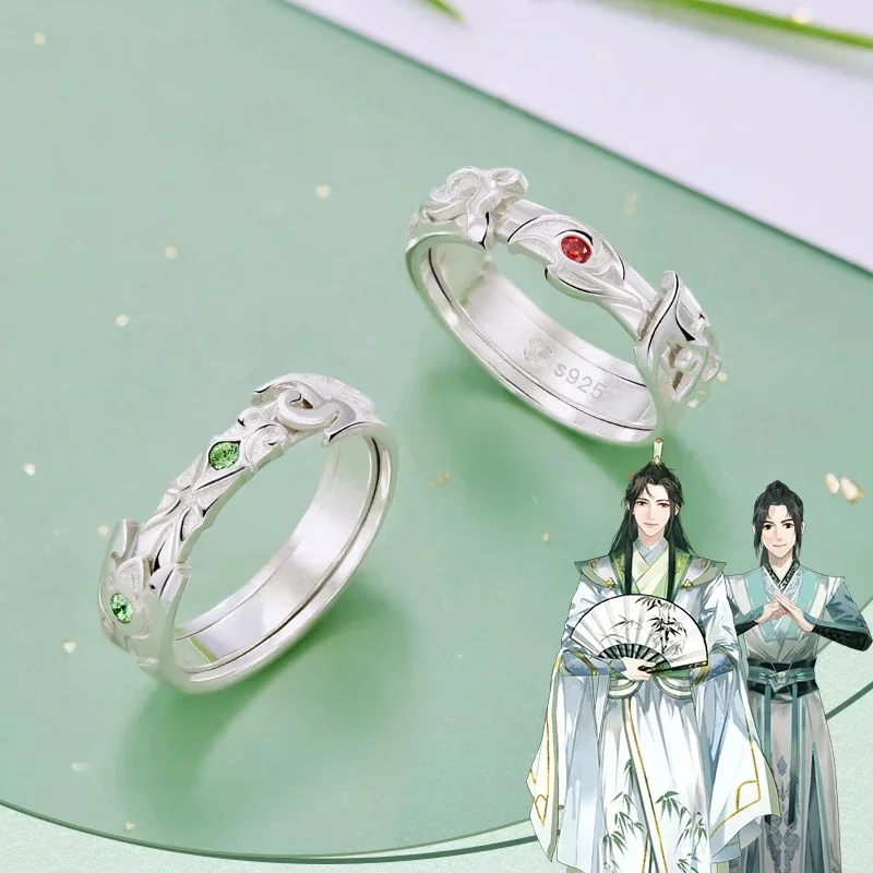 

Anime The Scum Villain's Self-Saving System Cosplay Ring Shen Qingqiu Luo Binghe Unisex Couple Rings Jewelry Accessories Prop