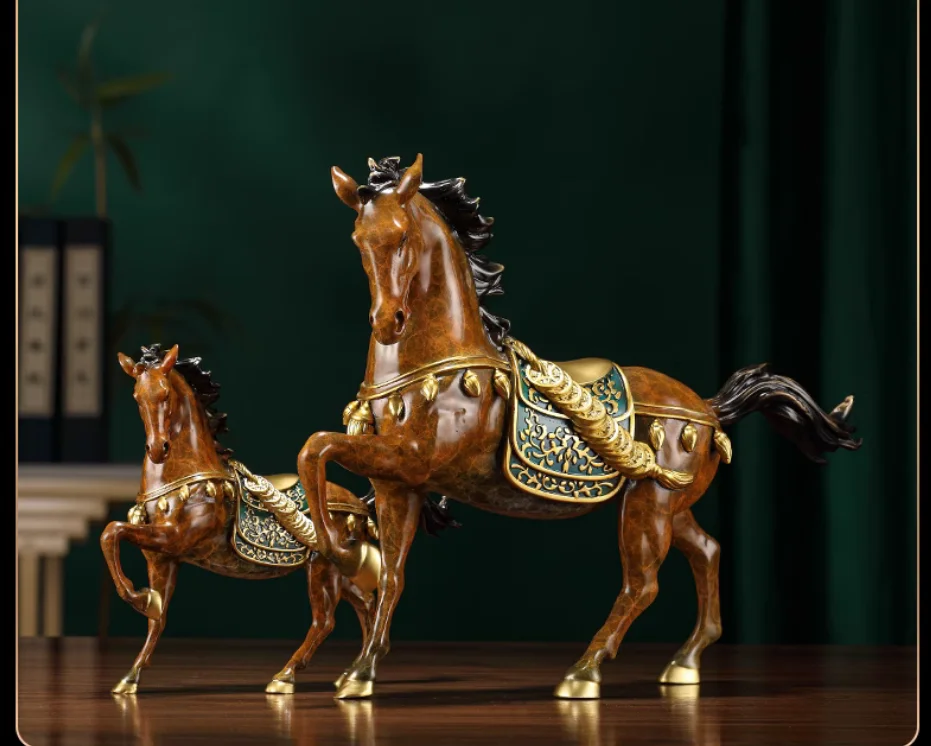 All copper immediately rich zodiac horse decoration home living room office desktop decoration housewarming gift
All copper immediately rich zodiac horse decoration home living room office desktop decoration housewarming gift