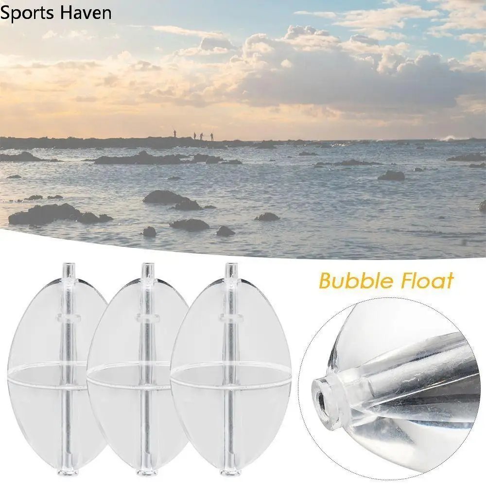Transparent Oval Bubble Float PVC Plastic Fishing Float Buoy Strike Indicator Sea Fishing Accessories
Transparent Oval Bubble Float PVC Plastic Fishing Float Buoy Strike Indicator Sea Fishing Accessories