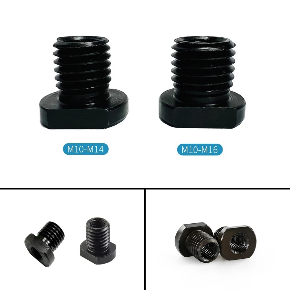 Accessories Adapter 2pcs Black Connector Converter For Cutting Disc M10 To M14/M16 Thread Polishing Tool Durable
Accessories Adapter 2pcs Black Connector Converter For Cutting Disc M10 To M14/M16 Thread Polishing Tool Durable