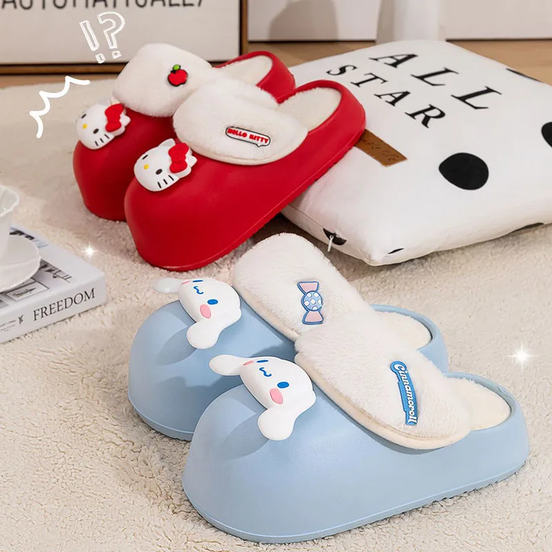 Kawaii Sanrio Cotton Slippers Cute Hello Kittys My Melody Cinnamoroll Cartoon Soft Comfortable Thick Bottom Creative Kids Gift
Kawaii Sanrio Cotton Slippers Cute Hello Kittys My Melody Cinnamoroll Cartoon Soft Comfortable Thick Bottom Creative Kids Gift