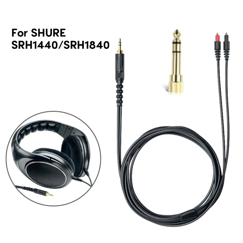 3.5mm to Double MMCX Headphone Cable 6.35mm Adapter for SHURE SRH1440/SRH1840/SRH1540 Headset Cord Enjoy Clear Sound Wire 200cm
3.5mm to Double MMCX Headphone Cable 6.35mm Adapter for SHURE SRH1440/SRH1840/SRH1540 Headset Cord Enjoy Clear Sound Wire 200cm