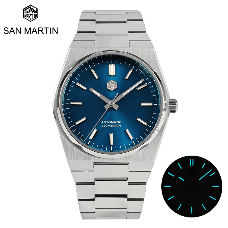 San Martin Men Watch 40mm Miyota 9015 Classic Luxury Dress Automatic Mechanical Watches Quick Release Stainless Steel Bracelet
San Martin Men Watch 40mm Miyota 9015 Classic Luxury Dress Automatic Mechanical Watches Quick Release Stainless Steel Bracelet