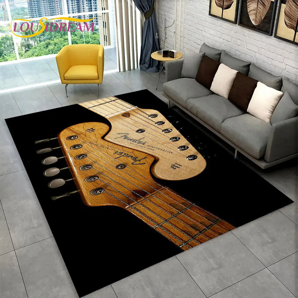 Classical Guitar Electric Guitar Bass Area Rug,Carpet Rug for Living Room Bedroom Sofa Doormat Decor,Kid Game Non-slip Floor Mat
Classical Guitar Electric Guitar Bass Area Rug,Carpet Rug for Living Room Bedroom Sofa Doormat Decor,Kid Game Non-slip Floor Mat