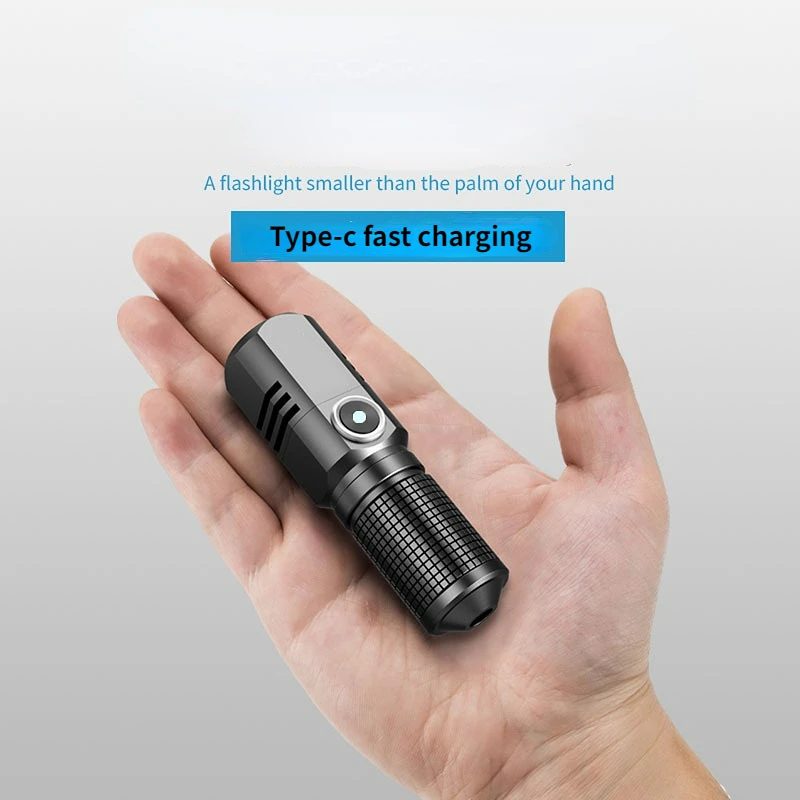 Cross-border supply of outdoor mini bright flashlight led rechargeable flashlight will hand in hand with flashlight
Cross-border supply of outdoor mini bright flashlight led rechargeable flashlight will hand in hand with flashlight
