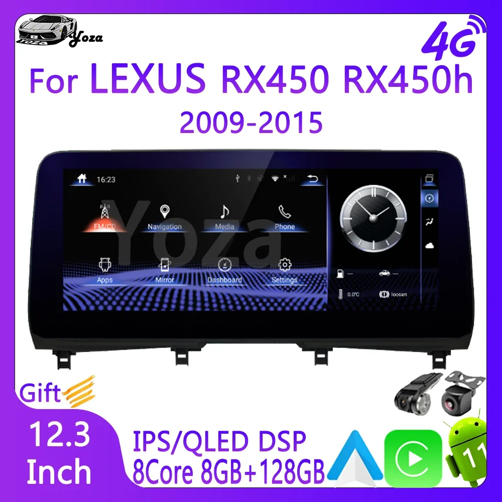 Автомобильный радиоприемник Yoza Carplay для Lexus RX450 2009-2015 Android 11, сенсорный экран, мультимедийный плеер, навигация, телефон, Wi-Fi, Подарочные инструменты
Автомобильный радиоприемник Yoza Carplay для Lexus RX450 2009-2015 Android 11, сенсорный экран, мультимедийный плеер, навигация, телефон, Wi-Fi, Подарочные инструменты