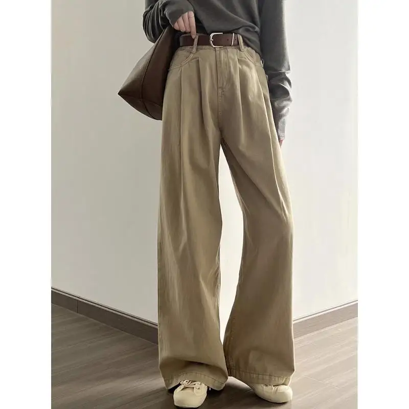 High Waist Wide Leg Women's Jeans 2023 Autumn Retro Casual Pants Korean Loose Floor Sweeping Pants Female
High Waist Wide Leg Women's Jeans 2023 Autumn Retro Casual Pants Korean Loose Floor Sweeping Pants Female