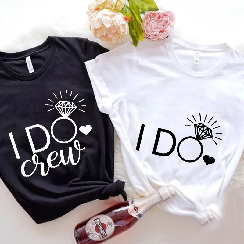 Футболка I Do Crew Graphic Y2k, футболки с коротким рукавом для друзей, подруг, невесты, с рисунком кольца, футболка для свадьбы
Футболка I Do Crew Graphic Y2k, футболки с коротким рукавом для друзей, подруг, невесты, с рисунком кольца, футболка для свадьбы