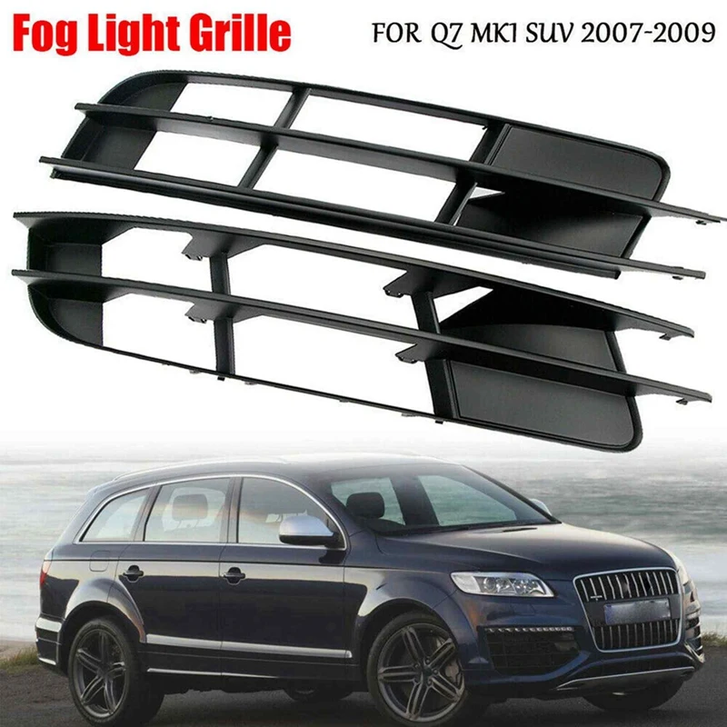 

4L0807681B 4L0807682B Front Lower Fog Lamp Grille Fog Lamp Cover Car Parts Accessories For Q7 2010-2015