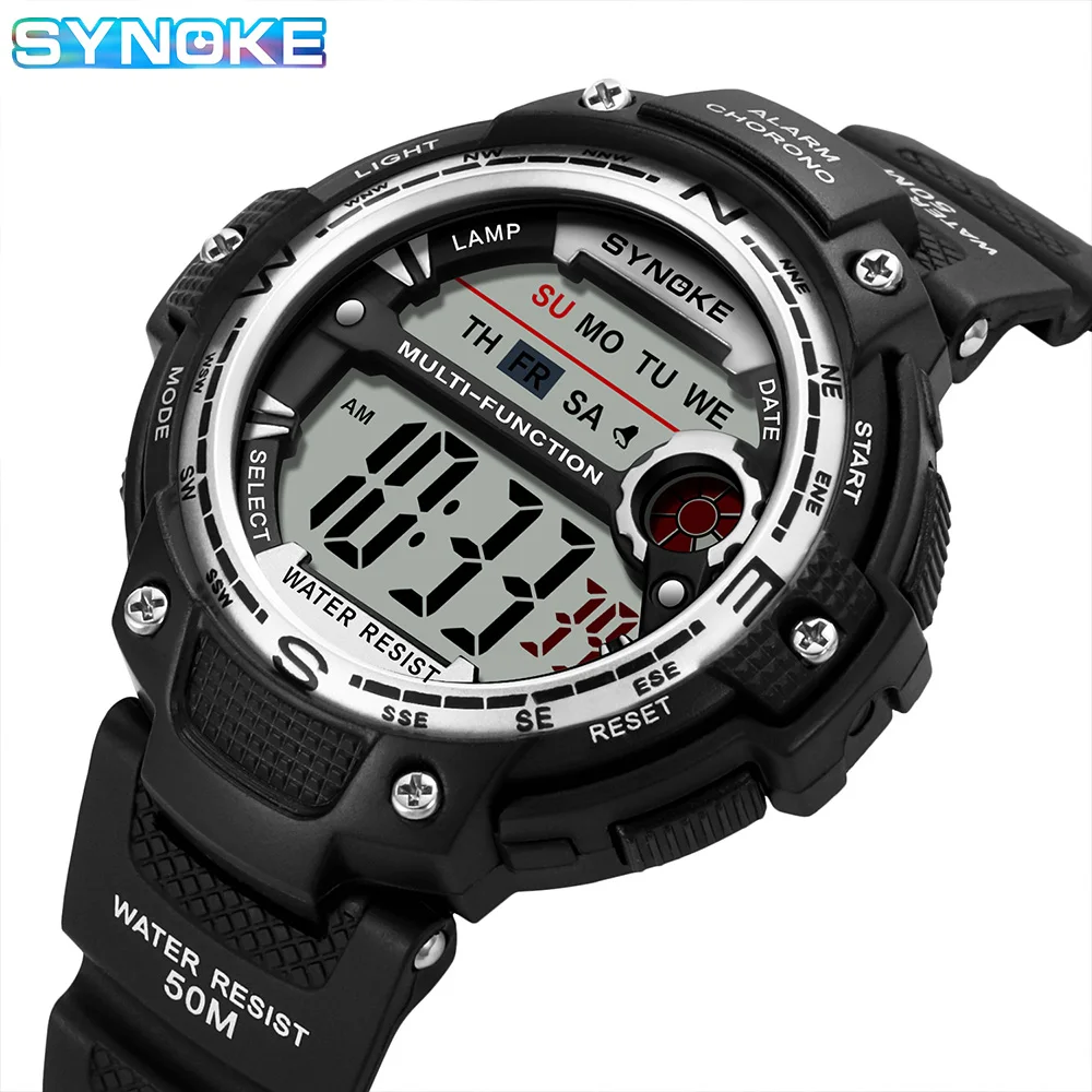 Men Sports Watch LED Digital Watch Big Dial 50M Waterproof Luminous Men Sport Watch Electronic Watches
Men Sports Watch LED Digital Watch Big Dial 50M Waterproof Luminous Men Sport Watch Electronic Watches