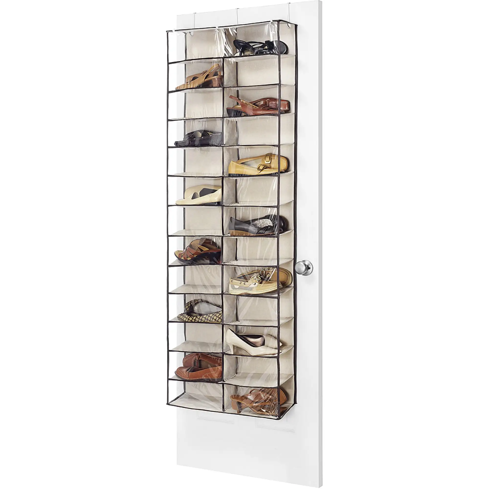 Whitmor 26-Section OTD Polycotton 13 Tiers Shoe Shelves - Espresso - 6" x 22" x 63"
Whitmor 26-Section OTD Polycotton 13 Tiers Shoe Shelves - Espresso - 6" x 22" x 63"