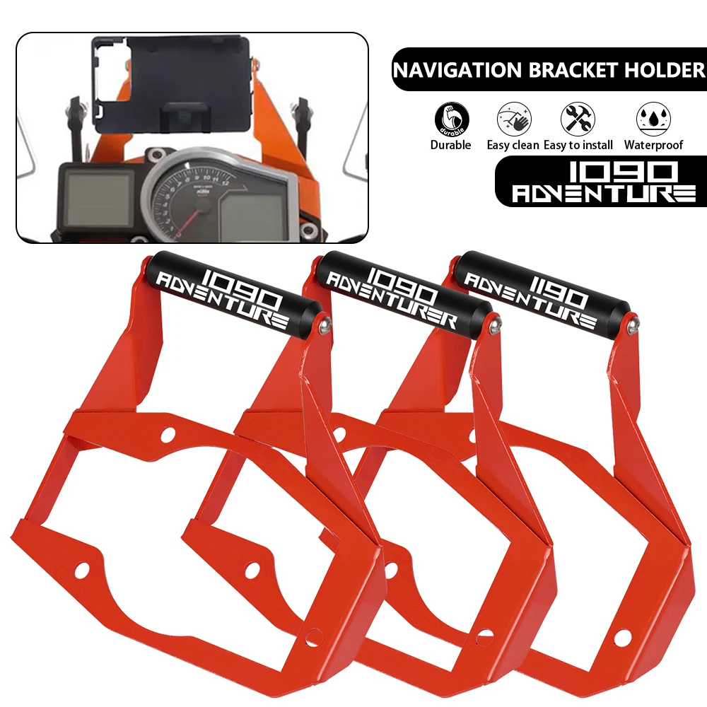 2024 GPS mounting adapter above instruments Navigation Bracket Holder For KTM 1090 Adventure R 2016-2021 2022 1190ADVENTURE R
2024 GPS mounting adapter above instruments Navigation Bracket Holder For KTM 1090 Adventure R 2016-2021 2022 1190ADVENTURE R