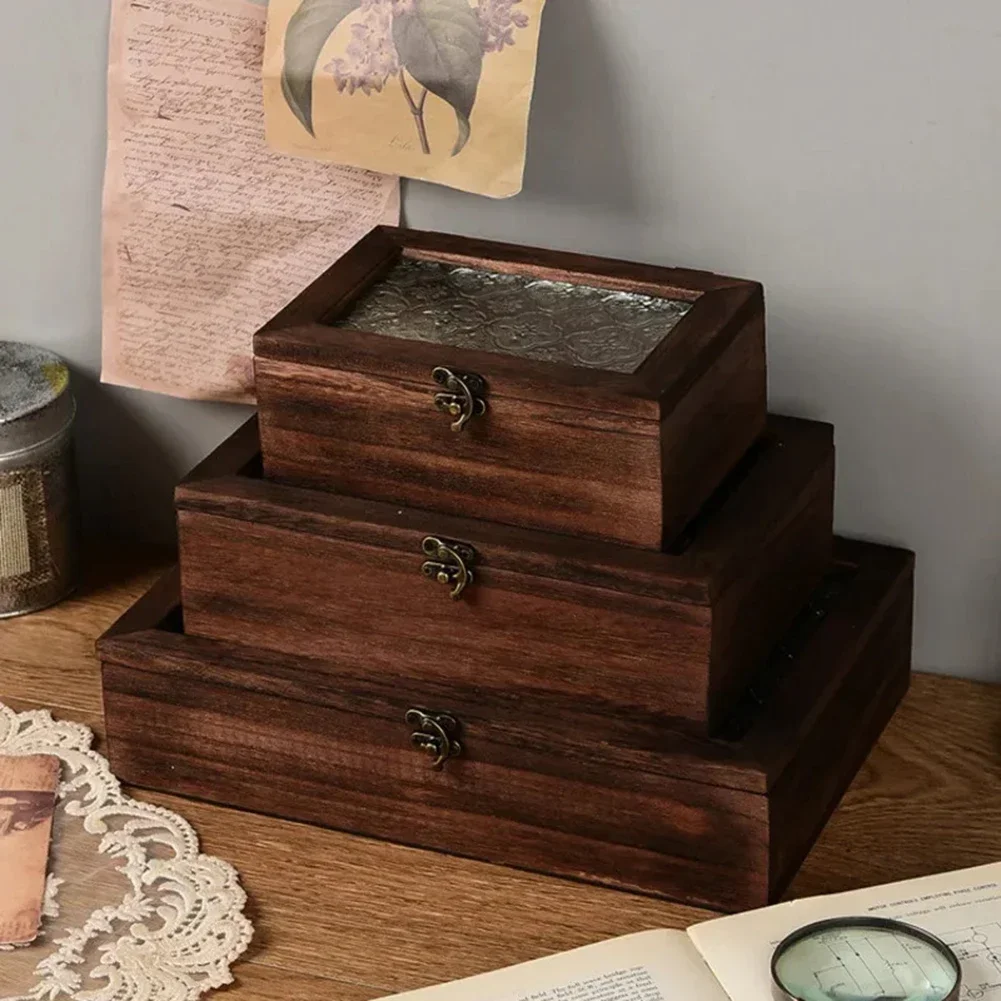 Retro Wooden Storage Box Plain Wood With Lid Multifunction Hinged Boxes Gift Packing Jewelry Case Box Home Sundries Storage Box/
Retro Wooden Storage Box Plain Wood With Lid Multifunction Hinged Boxes Gift Packing Jewelry Case Box Home Sundries Storage Box/